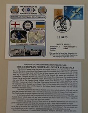Everton V Dynamo Kiev 12th March 2015 Dawn First Day Cover