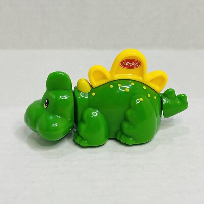 Playskool Dinosaur 2003 Tail Ans Head Wiggles Rolls Wendy s Kids Meal Toy