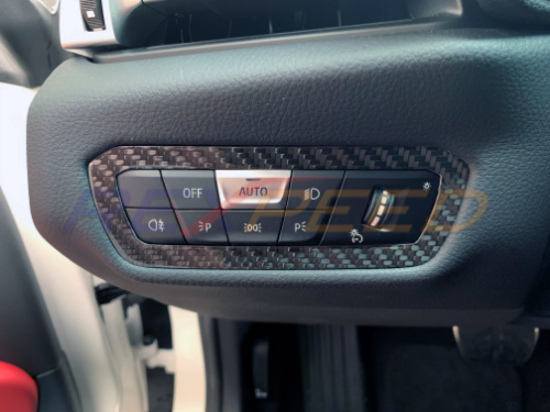 REXPEED Carbon Fiber Cluster Switch Panel Badge for Supra 2020+ A90 A91 MKV - Picture 2 of 4