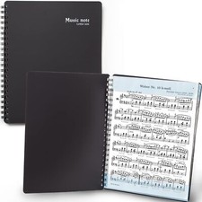 Sheet Music Folder 40 Sleeves 80 Pages Binder for Music Stands Organizing