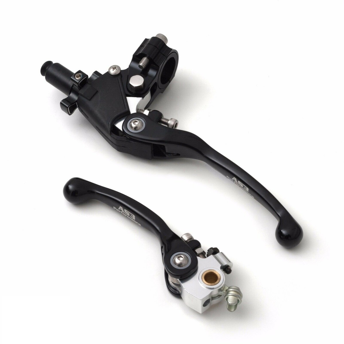 2PCS USA For HONDA C/CR/CRF/XL/XR Brake Lever Perch Clutch Black - Foto 7