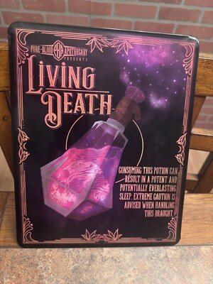 Wizarding Trunk Harry Potter Living Death Potions Tin Sign