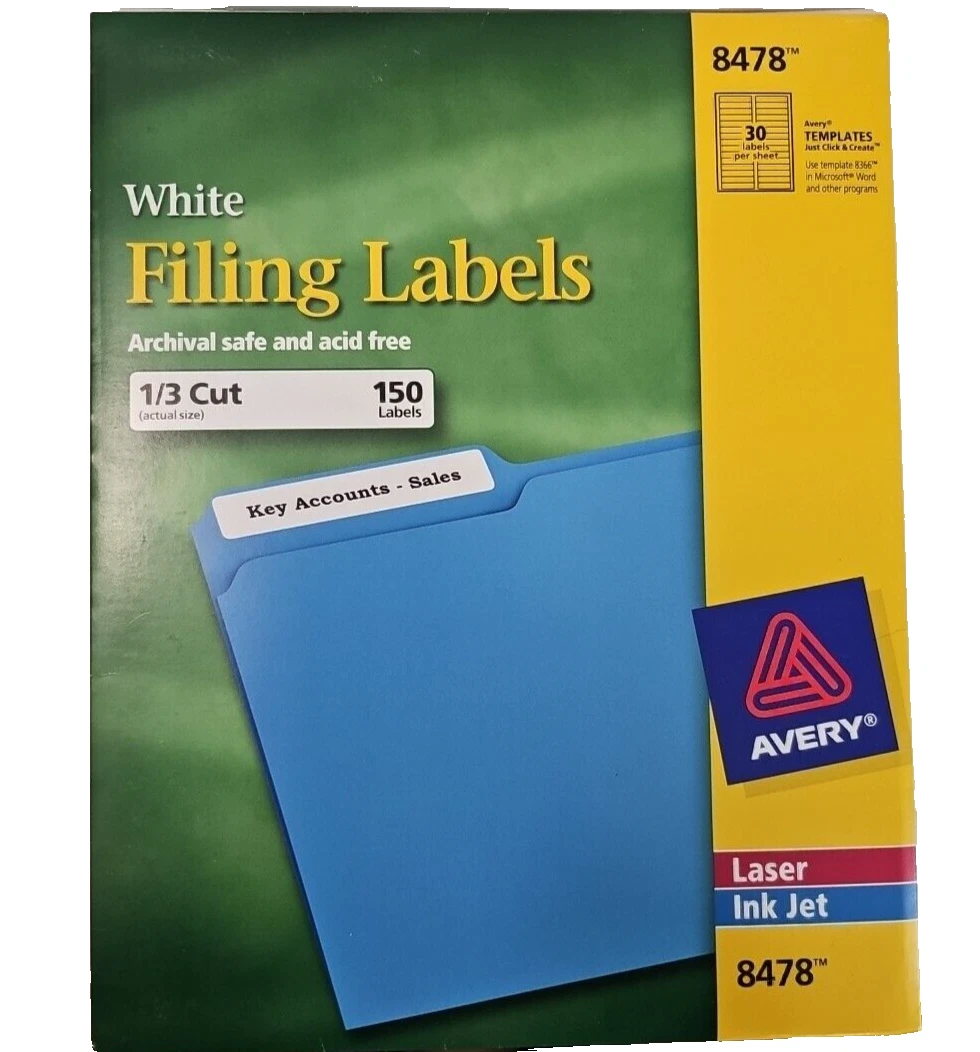 Avery Filing Label 5366, 45 OFF