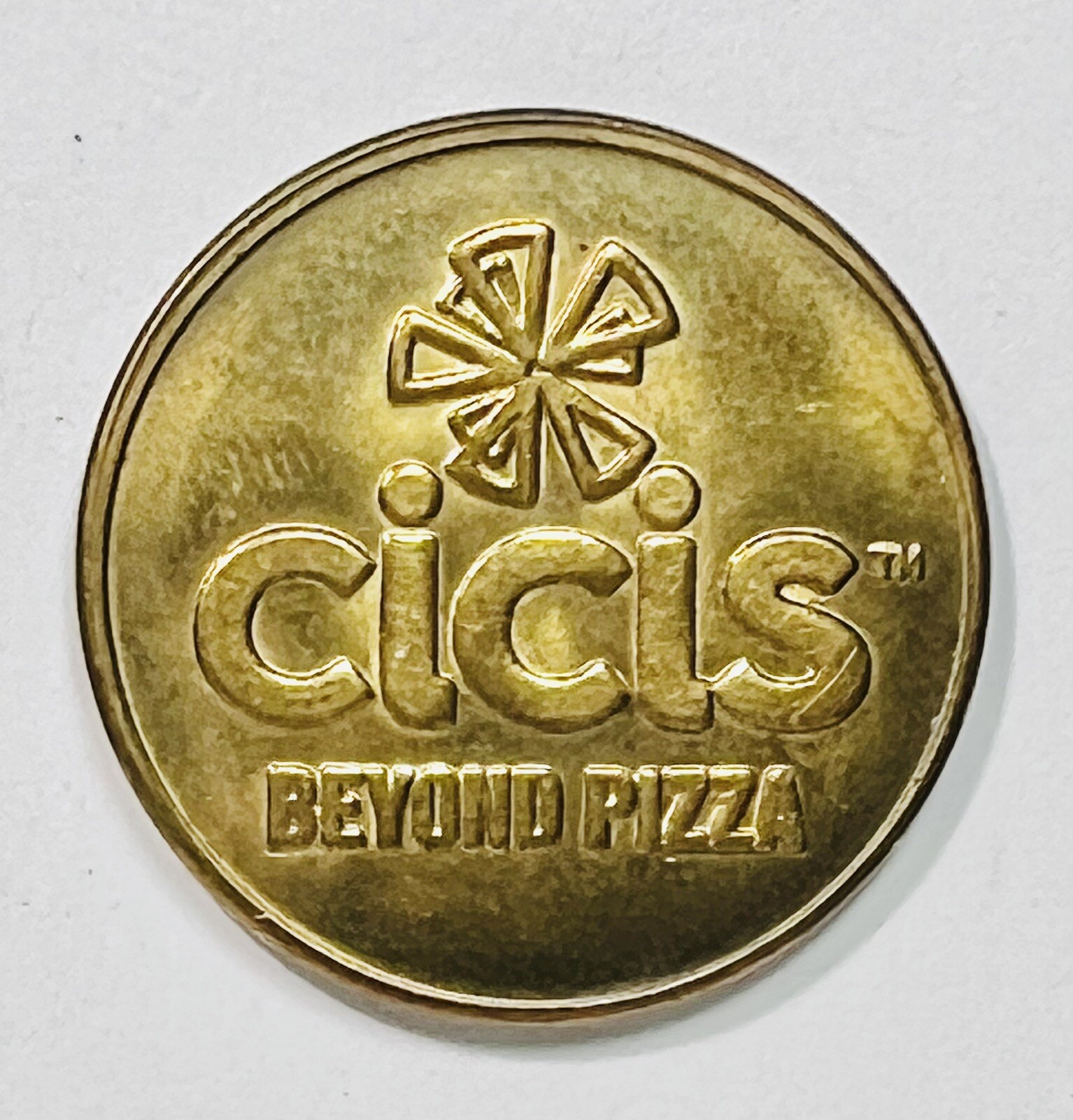 Ficha de juego arcade Cici's Beyond Pizza 25 mm 7075