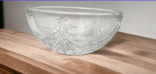 Waterford Crystal Star Cut Candy Bowl and Trinket Dish for Christmas Tree