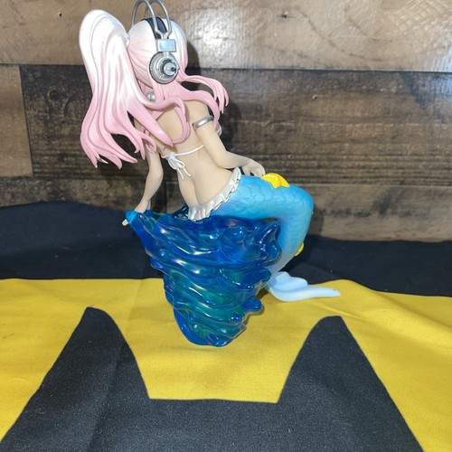 Statua Super Sonico Anime Sirena Acqua Divertente PVC - Foto 3 di 4