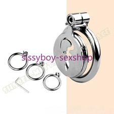 Stainless Steels Peni Lock Men Bound Prevent Cheating Chastity Device Cage Lock