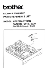 NEW BROTHER PRINTER Paper Cassette TRAY LM6331003, intelliFAX-2820/2910/2920