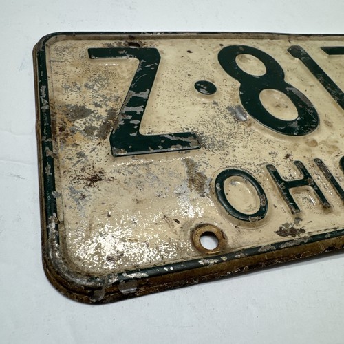 Ohio 1942 License Plate Original Vintage Z 817 H - Picture 19 of 24
