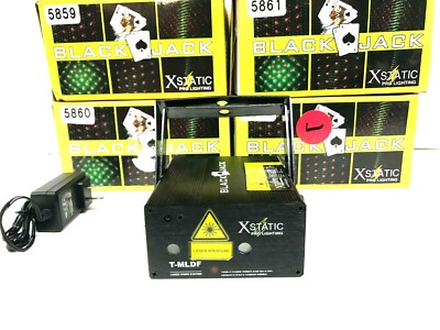 XSATIC BLACK JACK T-MLDF PRO LIGHTING W/PWR CABLE AND REMOTE #5857 - #5862 (ONE)