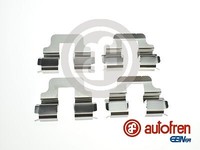 Autofren D42855A Bremsbelag Montagesatz Hinten FüR Volvo S80 II V60 I V70 III