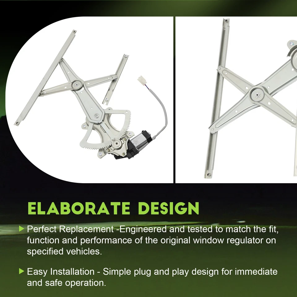 Regulador de ventana para Toyota Highlander 2001-2007 pasajero delantero derecho con motor Foto 4 de 4