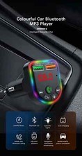 Car Wireless Bluetooth5.3 FM Transmitter MP3 Player Dual USB Charger Adapter NEW