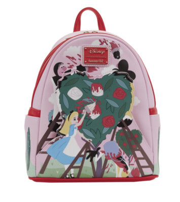 Loungefly x Disney Alice in Wonderland Painting Roses Backpack Bag Purse NWT Amazon.com: Loungefly Disney AIW Painting The Roses RED MINI  main image 3