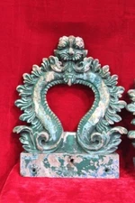 Wooden Yali Arch Wall Frame Old Vintage Antique Carved Home Decor