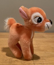 Vintage Walt Disney Bambi Plush Animated Film Classic Disneyland Exclusive 7"