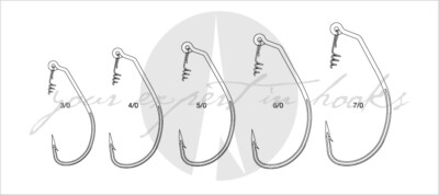 VMC 7346 SB BN - Heavy Duty Swimbait Haken mit Baitholder - alle Größen -