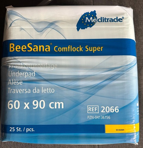 Comflock Super Krankenunterlagen, 60x90 Cm – Saugstark & Bequem Für Bett & Sitz