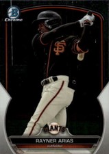 2023 Bowman Draft Rayner Arias #BDC-13 Chrome San Francisco Giants