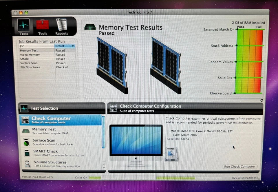 Apple iMac 17-inch March 2007 CD 1.83GHz Intel Core 2 Duo (MA710LL) w/Rosetta - Image 3 of 3