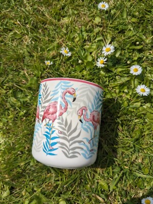 Milly Green britisches Design rosa Flamingo Becher stationärer Topf - Keramik tropisch