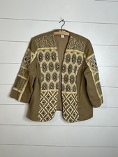 Chicos Ladies Linen Blazer Sz 1