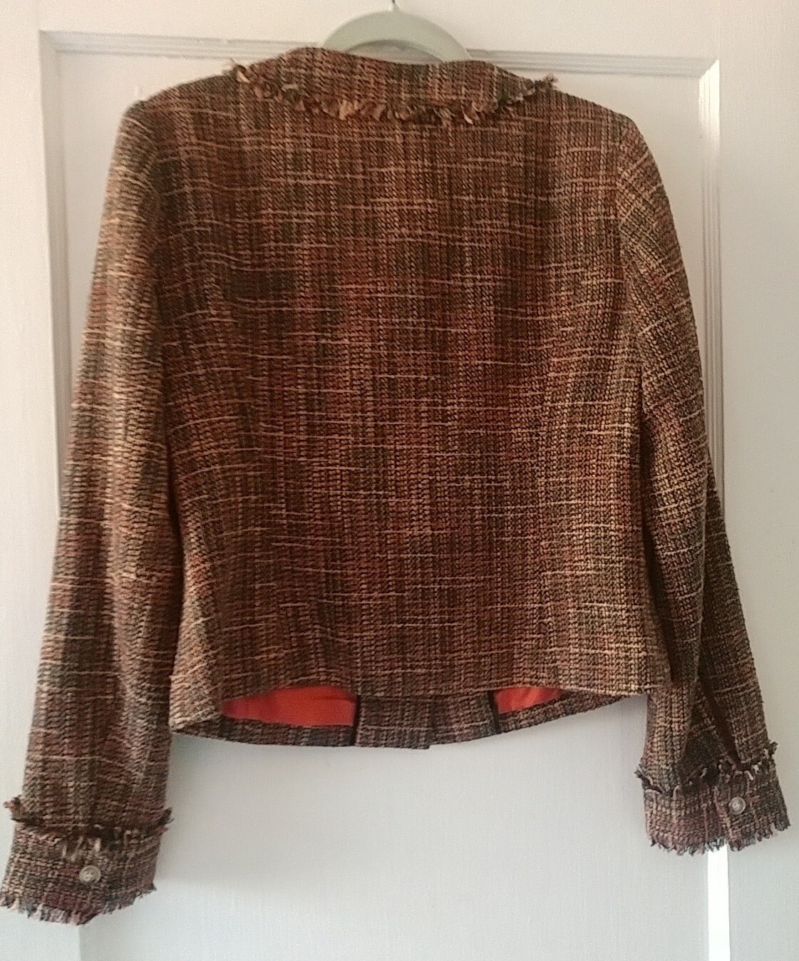 Sundance Multi Colored Tweed Button Cuff Jacket S… - image 6