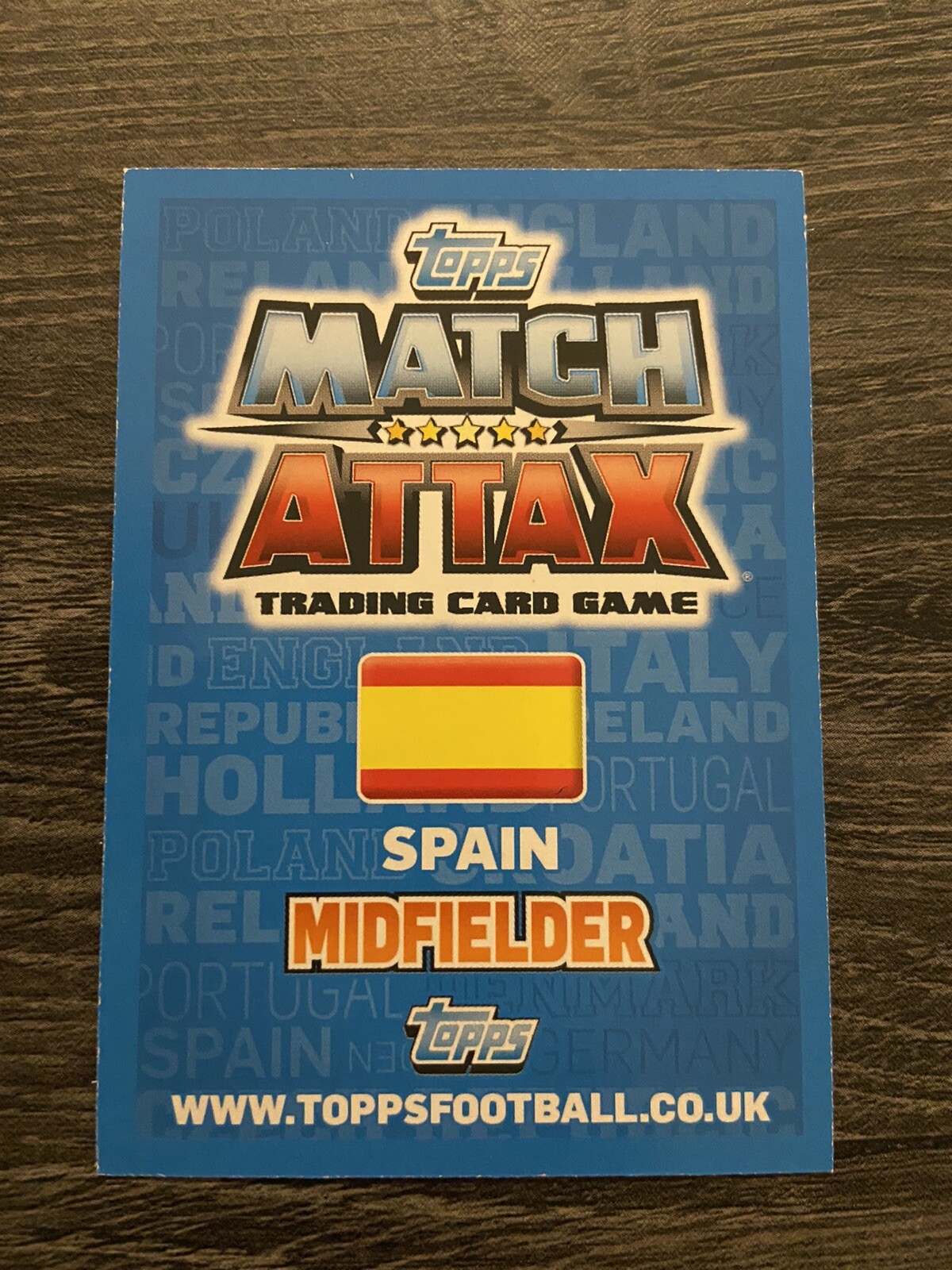 2012 Topps Match Attax England Trading Cards - Man of the Match David Silva - Picture 2 of 2