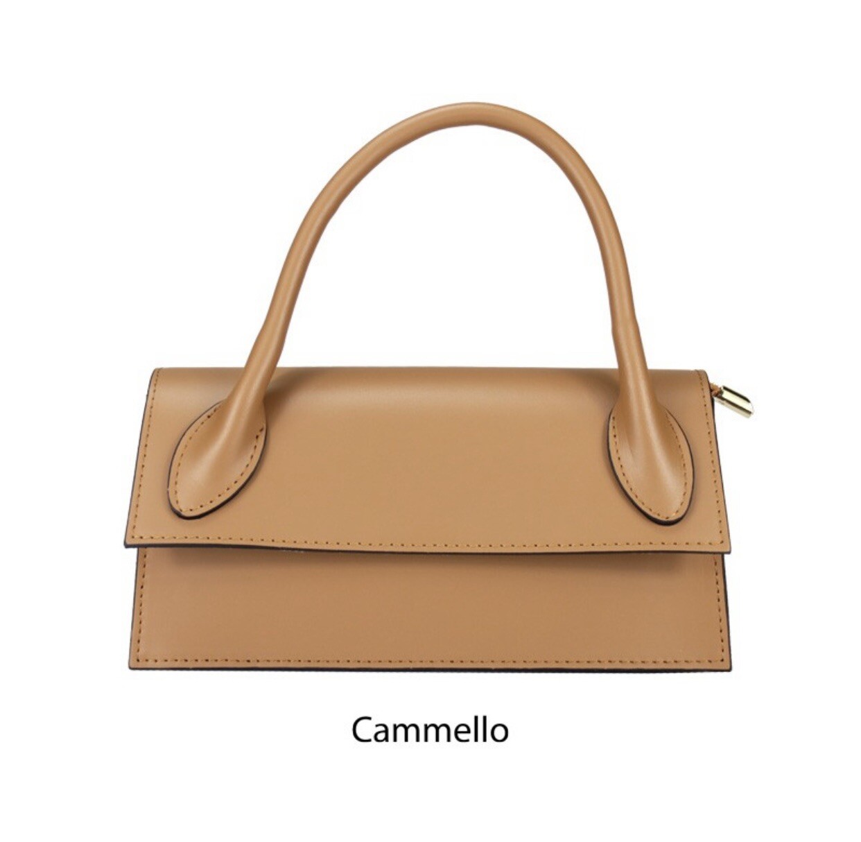 Borsa in Vera Pelle Donna con Manico Rigido foto 4