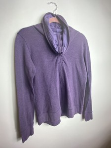 reversible cinched sweater