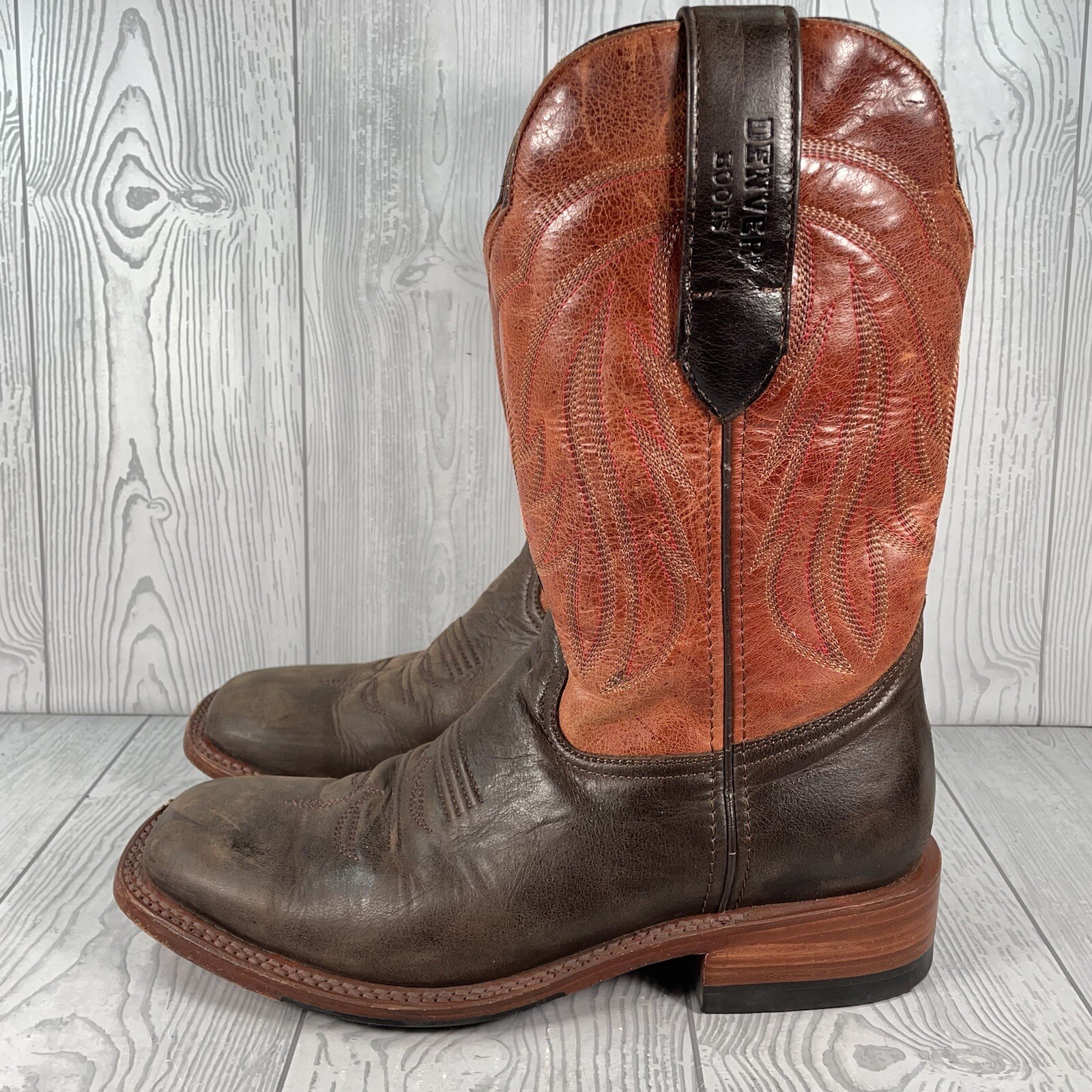 Denver Mountain Rodeo Max Cowboy Boots Men’s US Size … - Gem