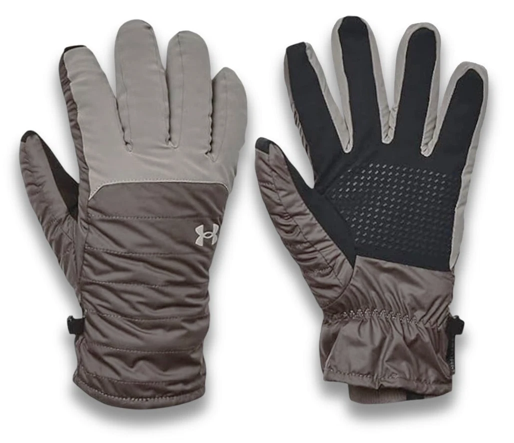 Under Armour Storm Insulated Gloves - NWT Mens Medium Clay / Pewter -  #43709-Z2