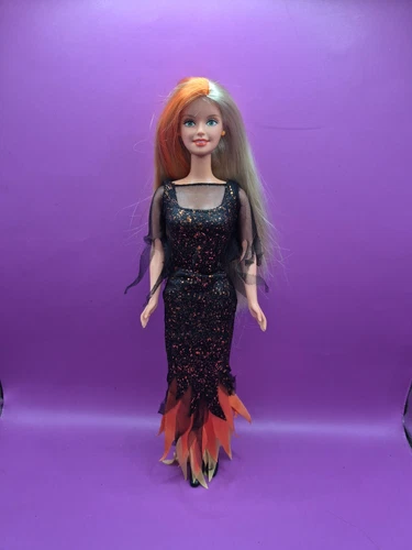 barbie doll enchanted halloween witch doll mattel
