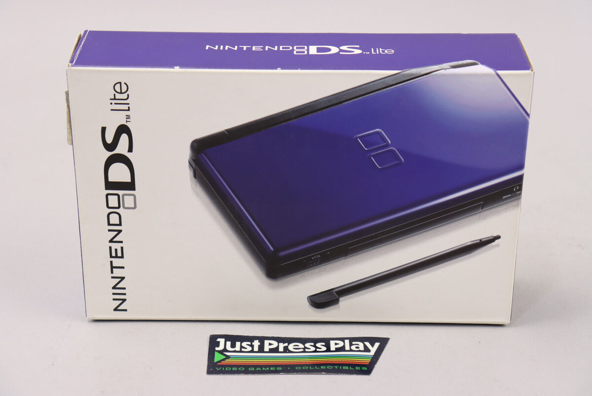 Original Nintendo DS Lite Cobalt/Black Box, Manual & Inserts Original Nintendo DS Lite Cobalt/Black Box, Manual & Inserts