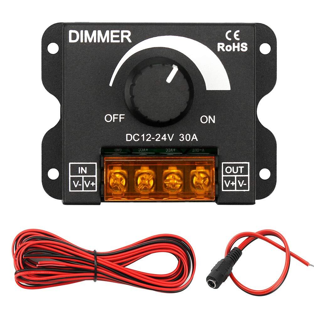 Pwm Dimmer For Led Lighting Free Shipping DC12 24V LED Dimmer, Knob