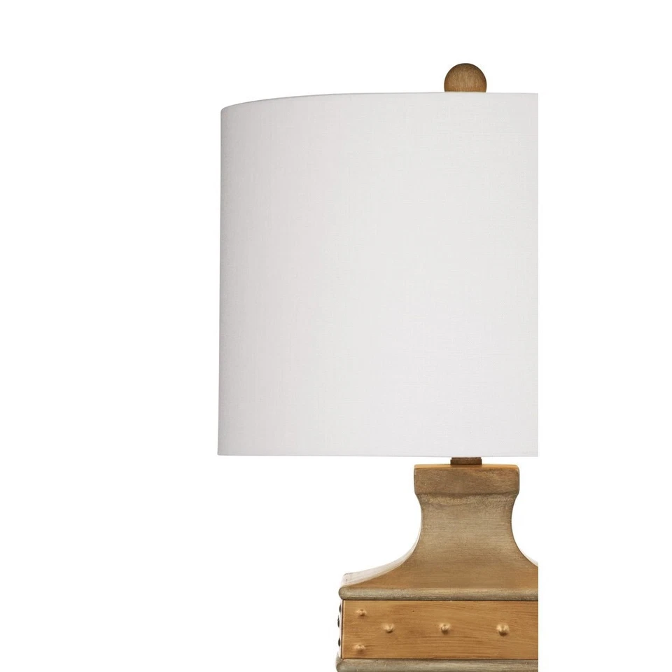 Lámpara de mesa Bassett Mirror Company Bowery pantalla de tambor Foto 2 de 2