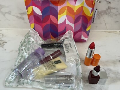 CLINIQUE 8pc  SET w/Smart Clinical Repair Wrinkle Correcting Serum Mascara 2 Lip