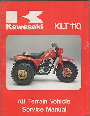 1984 KAWASAKI ATV KLT110 P/N 99924-1047-01 SERVICE MANUAL (359) | eBay