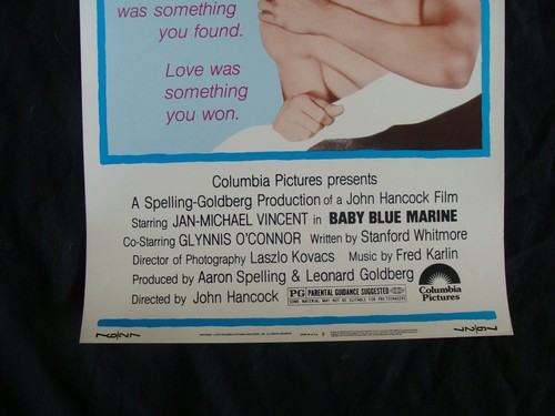 BABY BLUE MARINE movie poster JAN MICHAEL VINCENT INSERT 1976 - Picture 6 of 9