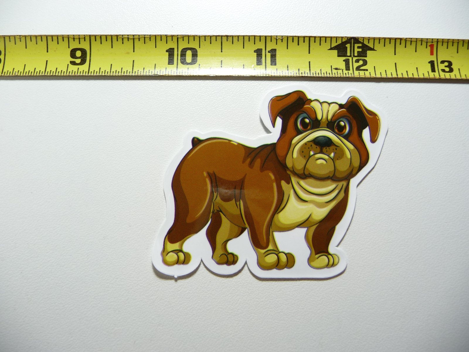 MAD TOOTHY BULLDOG DECAL STICKER DOG PET BEST FRIEND POOCH LAPTOP