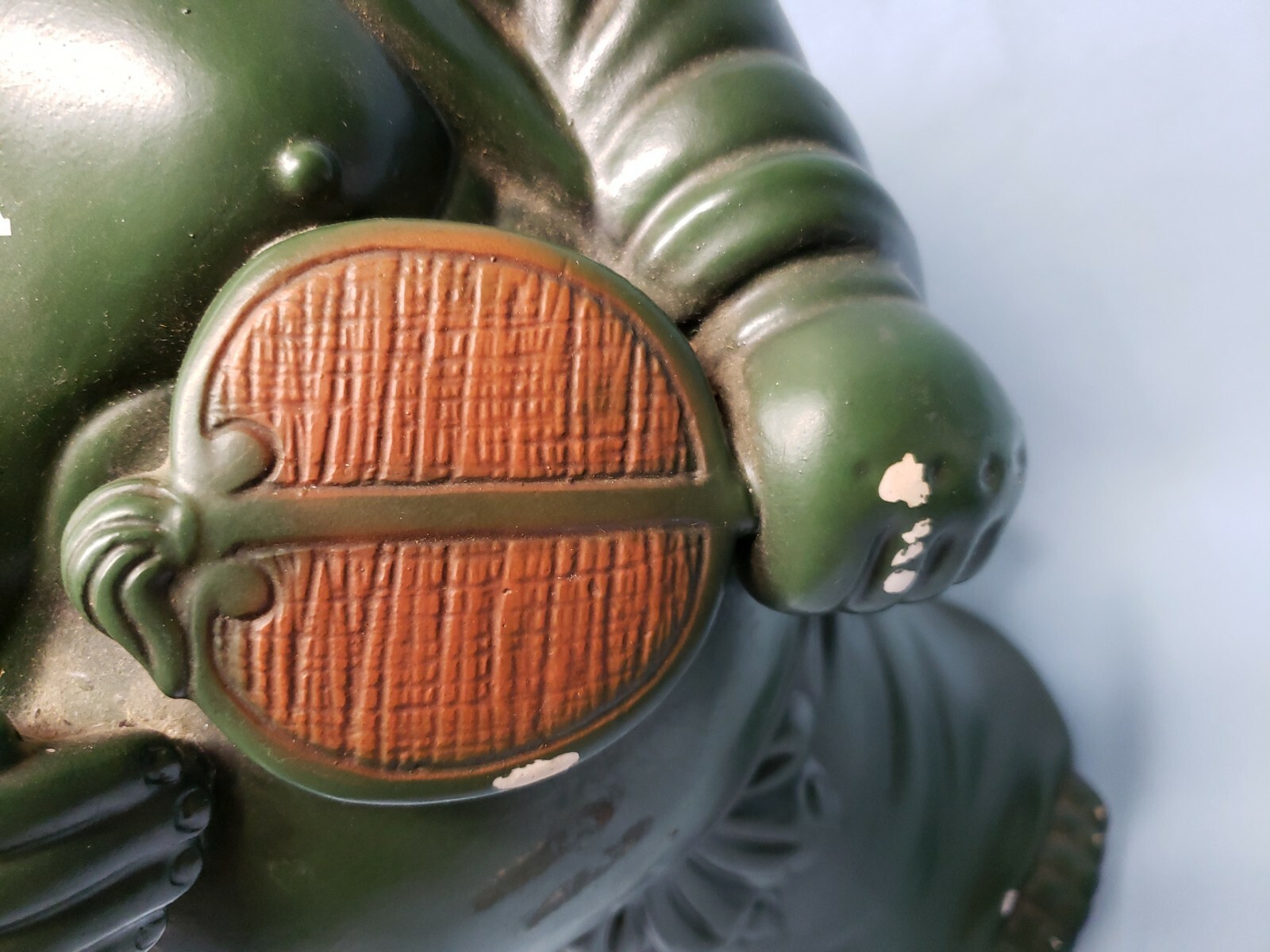 Large vintage traveling Buddha statue 18 inches Tall eBay