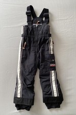 Obermeyer Kids Ski Bibs Size 4 Black I-Grow Snow Youth Ski Snowboard