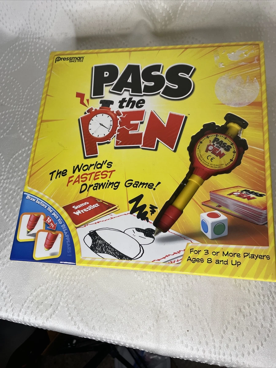 Pass The Pen Fast Drawing Game Pressman Games 2014 Complete for sale online