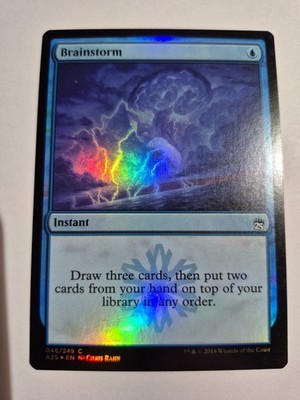 Magic the Gathering MTG - Brainstorm FOIL - Masters 25 - NM