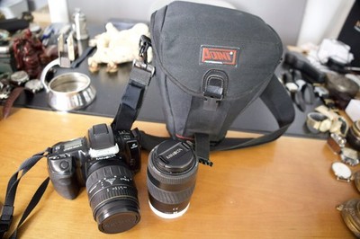 Minolta Alpha 101si AF 35mm SLR + AF 70 210mm & Quantaray 28 90mm + Tasche   Set