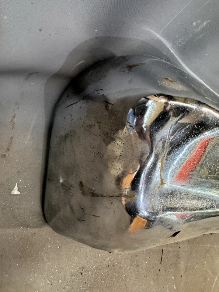 Barra de parachoques trasera cromada Ford Galaxie Custom 500 1965 1966 núcleo 7 litros LTD Foto 2 de 4