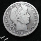 1907-D Barber Half Dollar — photo from another recent sale