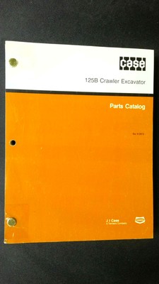 Case 125B Crawler Excavator Parts Catalog Manual Bur 8-2973