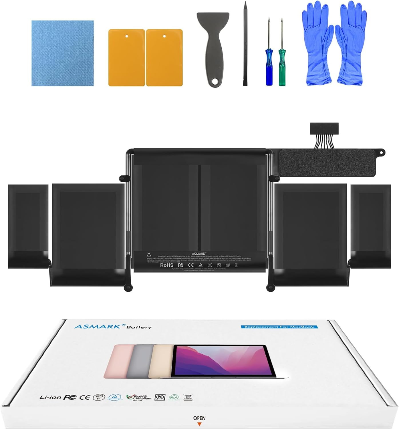 Batteria Nuova MacBook Pro 13 A1502: Lavora Ovunque senza Cavi (2013-2015)