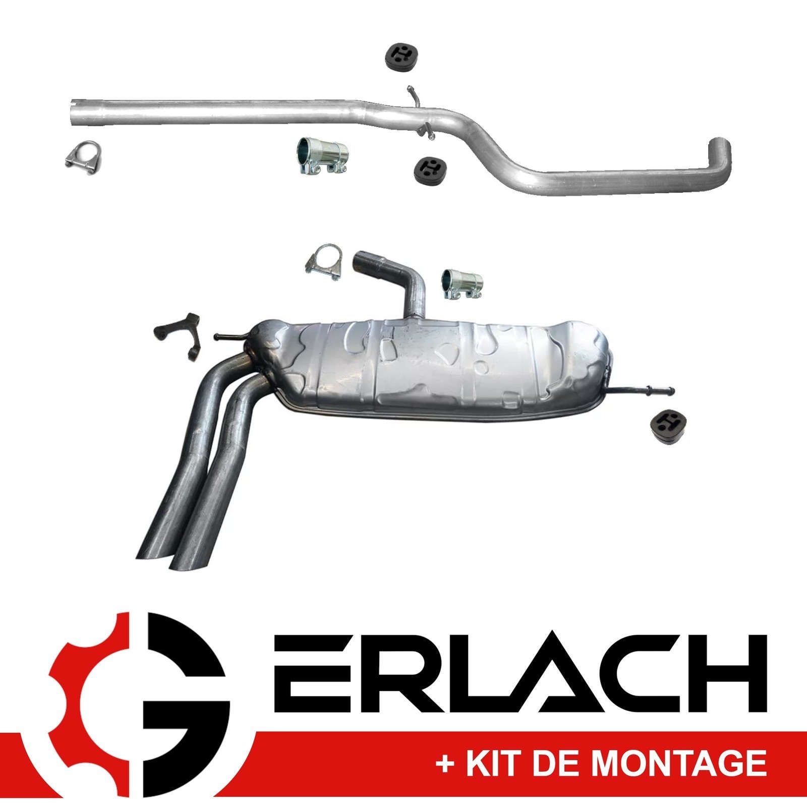 Silencieux d'échappement pour Seat Altea, Altea XL et Toledo - Modèle 9174